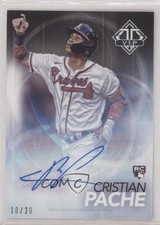 2021 Topps Transcendent Collection VIP Party 10/20 Cristian Pache Auto b2g