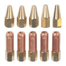 10pcs Welding Nozzle Kit for H012 Torch Designed for Oxy Acetylene and Propane