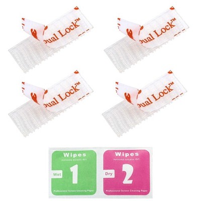 EZ Pass/IPass/IZoom Toll Tag Fastlane Mounting Kit - 4 Pcs Reclosable Fastene...