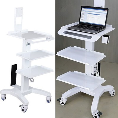 3 -Tier Zahnarzt Praxis Trolley Rollwagen für Intraoral Scanner und Computer