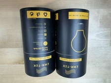 2 QTY - EMR-TEK Flicker Free Yellow Light Bulb LED E27 for Daytime Use LOT