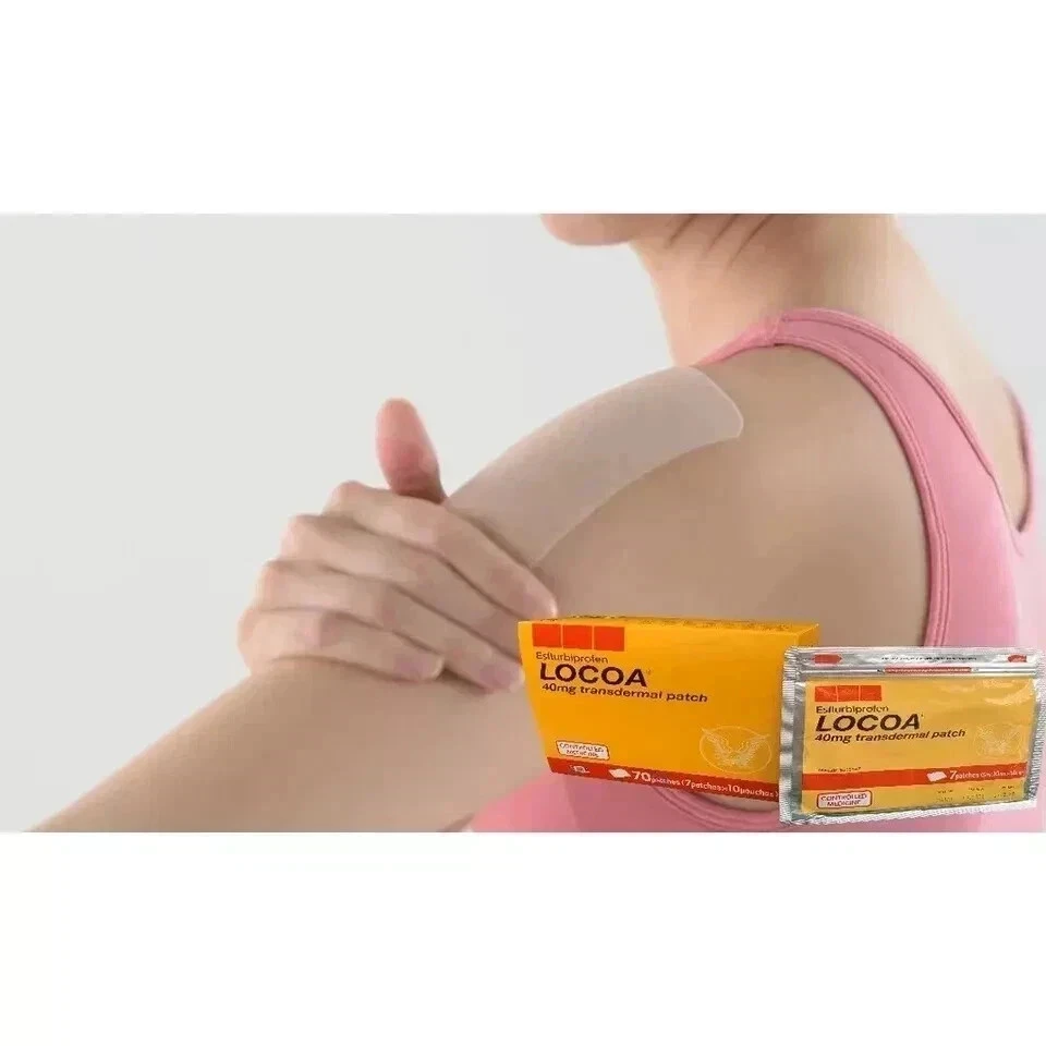 2 Pack (14 Patches) LOCOA 40mg Transdermal Joint Pain Relief - Image 2 of 4
