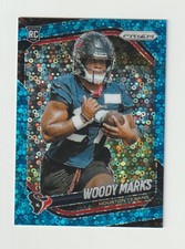 2025 Prizm Woody Marks RC Blue Disco Prizm Low SN 090/125 Texans *BCGUYS*