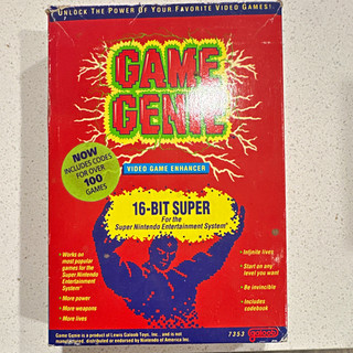 Galoob Game Genie 16 Bit Video Game Enhancer for Super Nintendo SNES MPN 7353