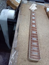 #special offer Bass Guitar Neck 22 Fret 32inch maple Rosewood Fretboard Block 