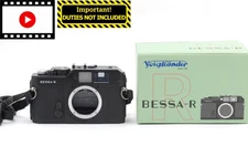 [Top MINT in Box] Voigtlander Bessa R Black 35mm Rangefinder Film Camera JAPAN