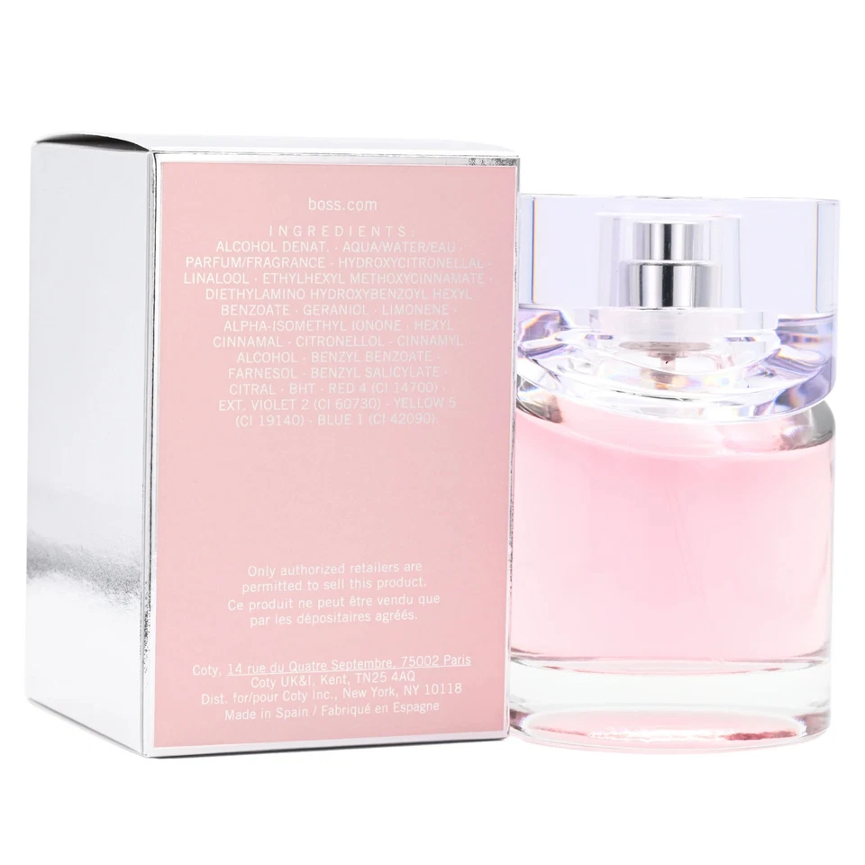 Perfume para mujer Hugo Boss Femme rosa 2,5 oz EDP NUEVO EN CAJA Foto 3 de 4