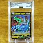 Pokemon SWSH Evolving Skies Rayquaza V 110/203 AGS Gem-MT 10 Holo Rare 2021