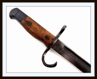 ANTIQUE WW I WW II JAPANESE ARMY SWORD BAYONET NO SCABBARD MARKED & SERIAL #