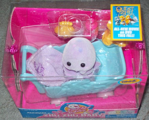 Manta adorable cochecito de bebé Zhu Zhu BABIES hámster Tots mascotas y 3 accesorios - Imagen 85 de 98