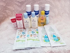 11 Mixed Lot Baby Mustela Aveeno Johnson's Dapple Babyganics Travel Bath Body
