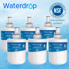 Waterdrop Refrigerator Water Filter Replacement for Samsung DA29-00003G,(6 Pack)