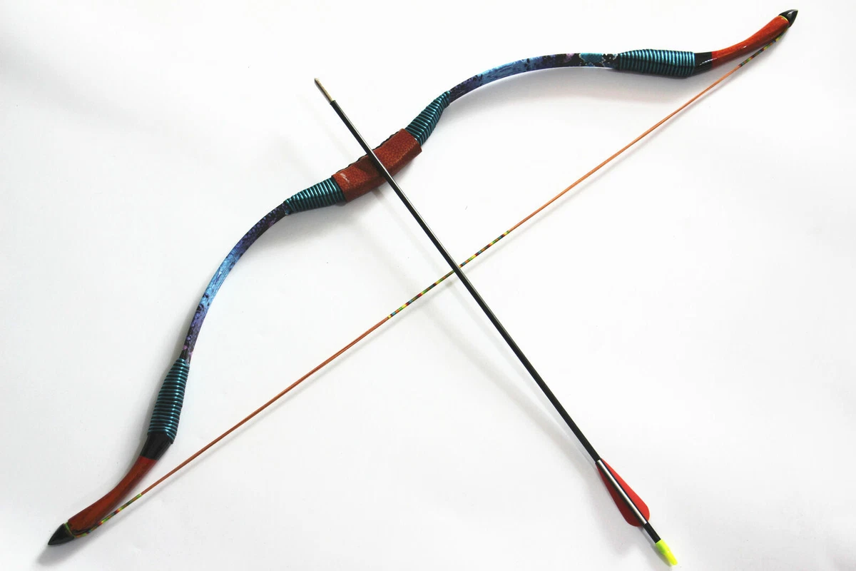 15LB Handmade Traditional Recurve Bow Juvenile Archer Outdoor Archery Practice