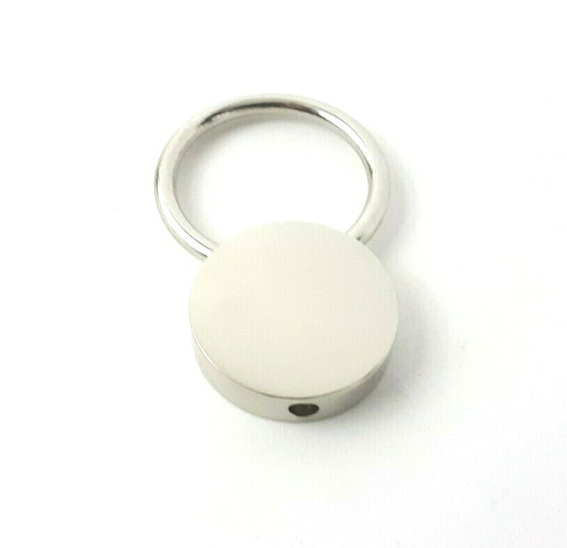 Vintage Apple Mac 1990's Chrome Apple Professional Promo Keychain w