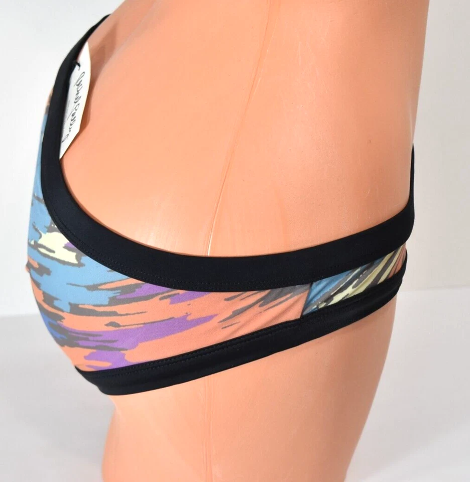 Parte inferior de bikini para mujer Rachel Pally bloque de color negro talla S nueva con etiquetas Foto 4 de 4