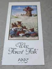 Wee Forest Folk WFF 1993 Brochure Catalog Pamphlet Price List Excellent Cond