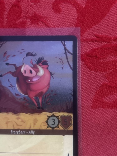 FOIL Disney Lorcana -Pumbaa Friendly Warthog - 17/204 FOIL - Picture 2 of 7