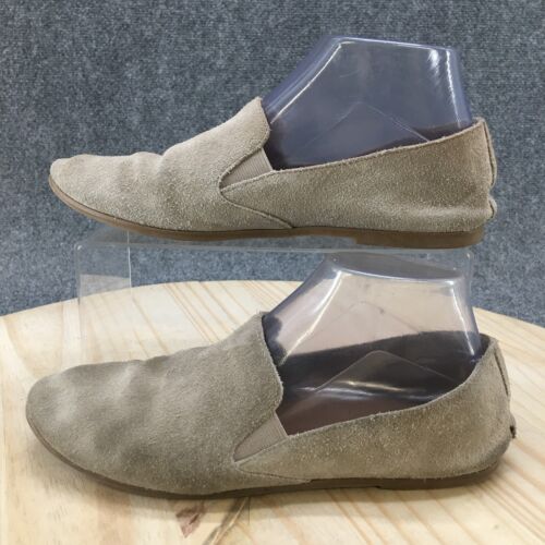 Lucky Brand Halbschuhe Damen 7,5 Slipper hellbraun aus Wildleder lässiges niedriges Oberteil - Bild 2 von 10
