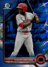 2022 Bowman Draft Sapphire Edition #BDC-199 Yerlin Confidan