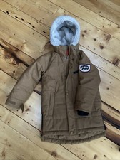 L.L Bean S4 Parka Long Winter Warmer Insulated Hood Brown Wind/Water Resistant