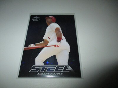 Albert Pujols 2023 Leaf Trinity Blue Steel #S-3 /99