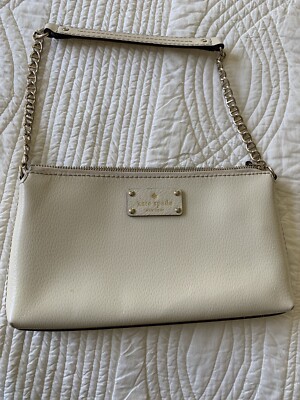 kate spade black purse with chain