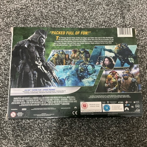 Teenage Mutant Ninja Turtles Blu-Ray 2014 Limited Edition 4-Figure Pack Box Set - Picture 6 of 6
