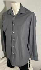 Arrow Men's MedvDress Wrinkle Free Long Sleeve Shirt Athletic Fit Size 15 32/33