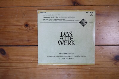 Das Alte Werk Jean Baptiste loeillet Trisonate Nr 1 F dur Telefunken