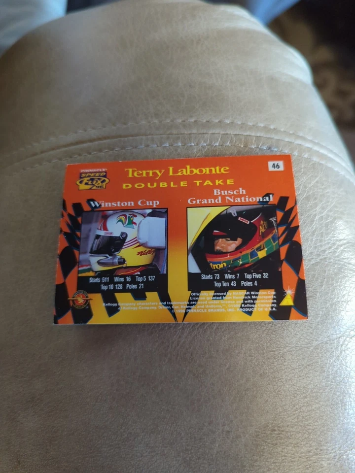 1996 Speedflix #46 Terry Labonte DT - Image 2 of 2