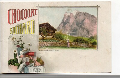 SWITZERLAND SWITZERLAND canton of BERNE BERN Bern GRINDELWALD Wetterhorn Suchard