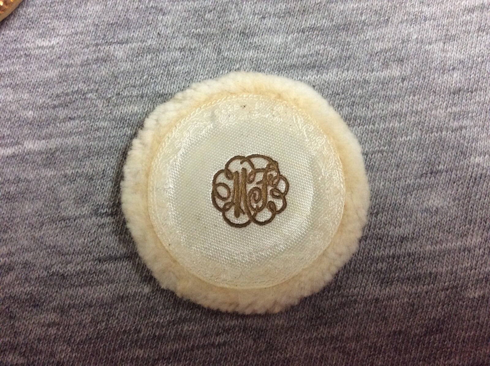 Vintage Max Factor Goldtone Victorian Watch Style Compact New