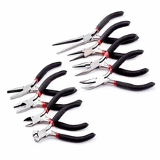 Stainless Steel Needle Nose Pliers Set DIY Jewelry Plier Tools Equipment Finding