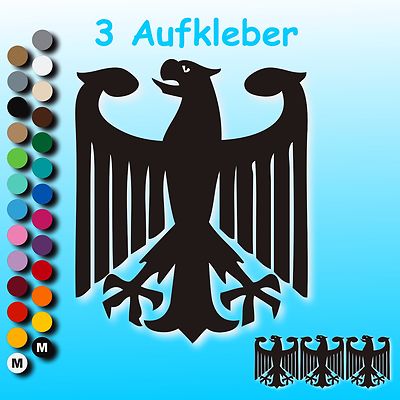 A012# Bundesadler Adler Deutschland Aufkleber Autoaufkleber Sticker