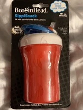 Booginhead SippiSnack 8oz. Cup w Snack Compartment NEW