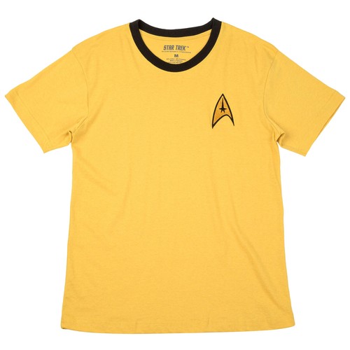 Star Trek James T. Kirk Command Uniform Badge Costume T-Shirt - Picture 3 of 4