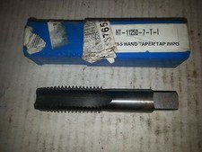 HT-11250-7-T-I 1-1/4-7 HSS Hand Taper Tap UNC Threading Tool Imported Machinist