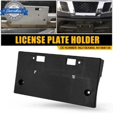 Front License Plate Frame Tag Holder Mount Bracket For 2005-2019 Nissan Frontier