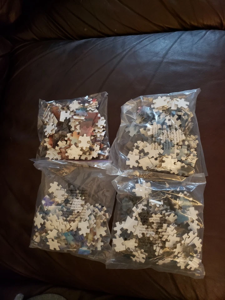 Pack de 4 rompecabezas Star Wars Super 3D 150 piezas cada uno. Solo uno está abierto en Ziplock. Foto 3 de 4