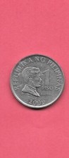 PHILIPPINES KM269a 2009 XF-SUPER fine-nice  LARGE CIRCULATED PISO COIN