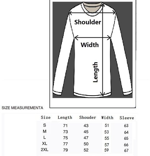 Men Plain Blank Premium heavy Cotton T-shirt Basic Tee Long Sleeve S-2XL AU - Picture 2 of 16