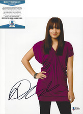 DEMI LOVATO SINGER POP STAR SIGNED AUTHENTIC DISNEY 8x10 PHOTO 2 BECKETT COA BAS