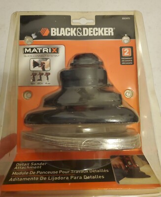 Black & Decker Matrix Quick-Connect Sander Attachment BDCMTS New
