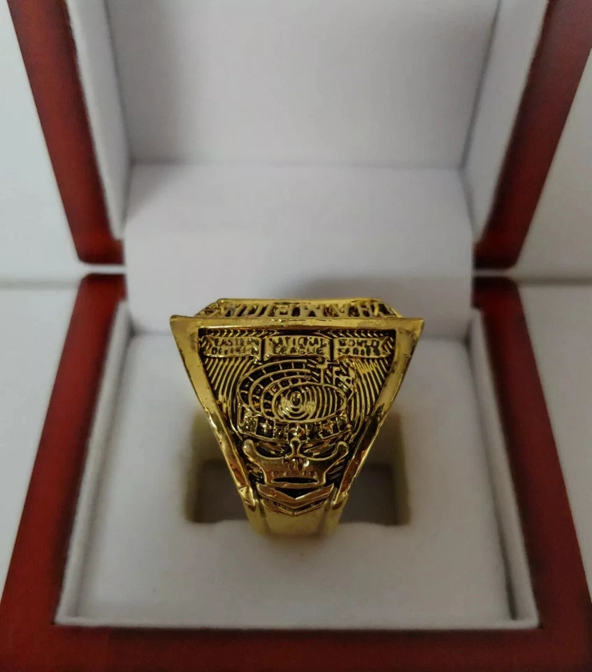 New York Mets - Anillo Serie Mundial 1969 con caja de exhibición de madera Foto 3 de 4