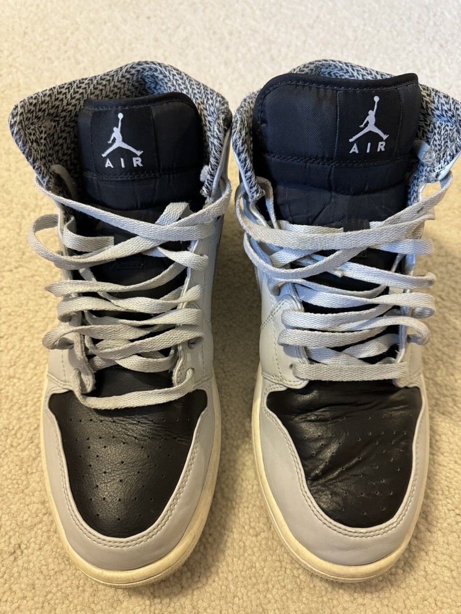 Nike Air Jordan 1 Retro Mid Pure Platinum Metallic Silver