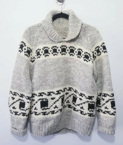 Vintage Cowichan Pullover Sweater 