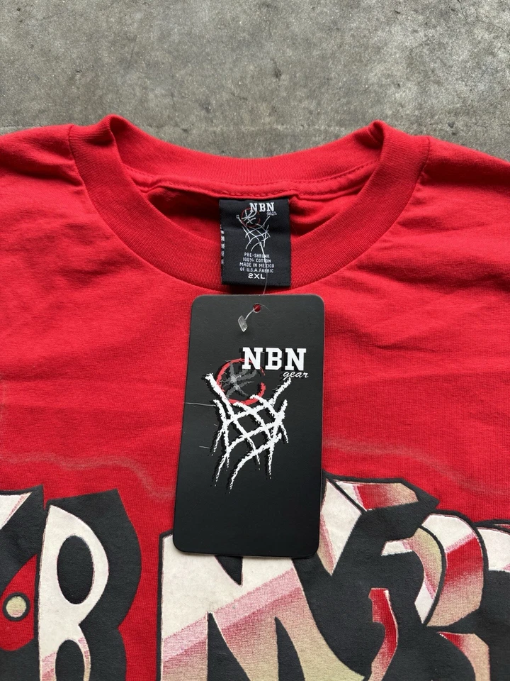 DeadstockNBN Gear Hip Hop DJ  Shirt Pump Up The Power DJ Street Graffiti 2XL NEW - Image 2 of 3