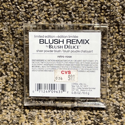 LOREAL Blush Delice BLUSH Remix ~ RETRO ROSE New - Picture 2 of 2