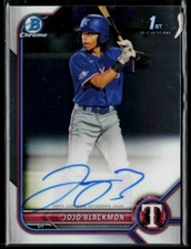2022 Bowman Chrome Prospect Autograph #CPA-JBN Jojo Blackmon *1st Bowman* RC