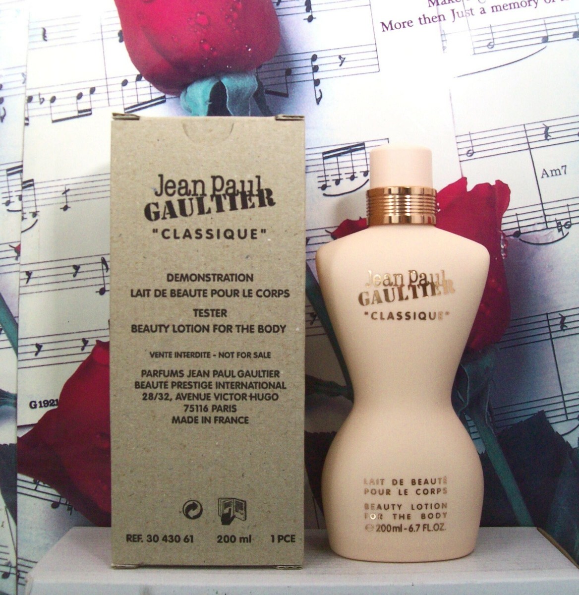 Jean Paul Gaultier Classique For Women Body Lotion 6.7 FL